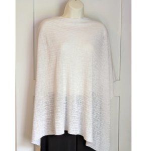 Eileen Fisher White Cape/Wrap